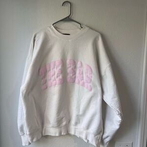 White 'The Bar' Women's Sweater